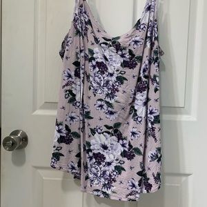 Floral pattern tank top